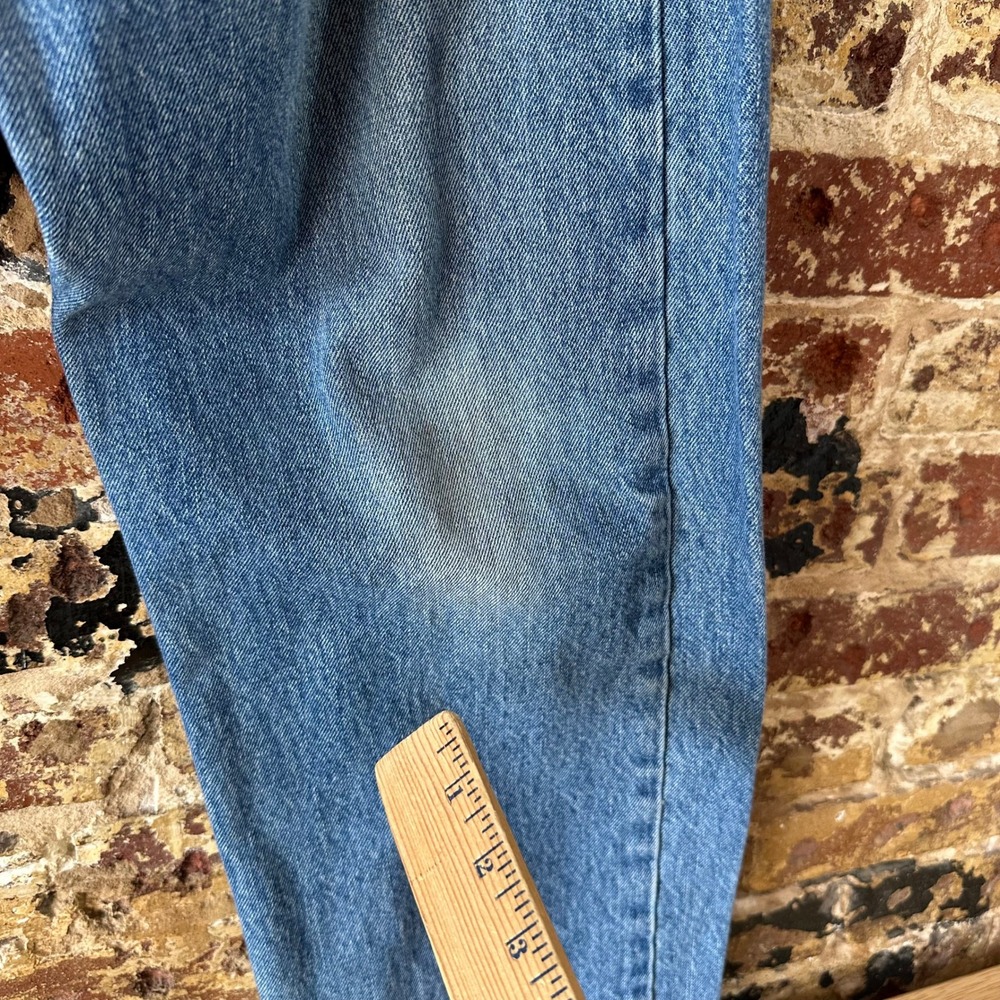 Levis 505 Jeans Mens 38x30 Regular Zip fly Blue denim Levi's - Picture 5 of 16
